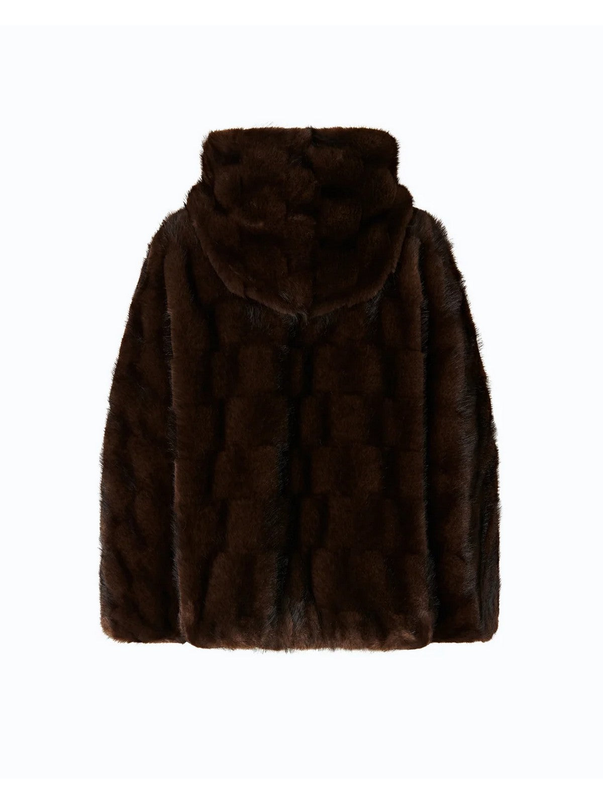 PINKO Simil Pelliccia Donna CADETIA CAPPA ASPEN ASPETTO VI MARRONE-CHICCO DI CAFFE' - 107054-A3C5 M11