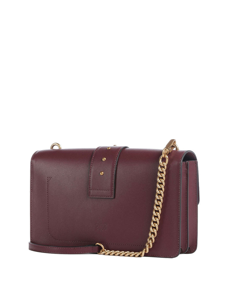 PINKO Borsa Donna LOVE ONE CLASSIC NEW BUCKLE VI RIBES INTENSO-ANTIQUE GOLD - 107070-A0F1 WW5Q