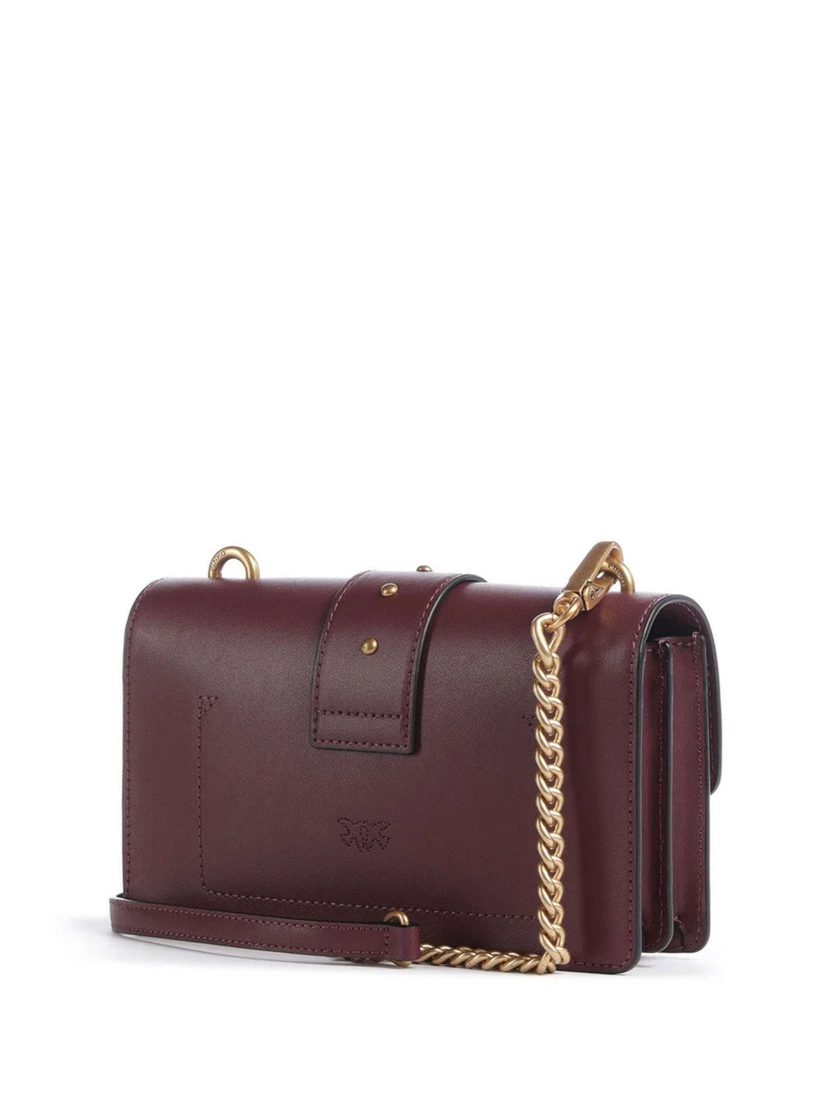 PINKO Borsa Donna LOVE ONE MINI NEW BUCKLE VITEL RIBES INTENSO-ANTIQUE GOLD - 107071-A0F1 WW5Q