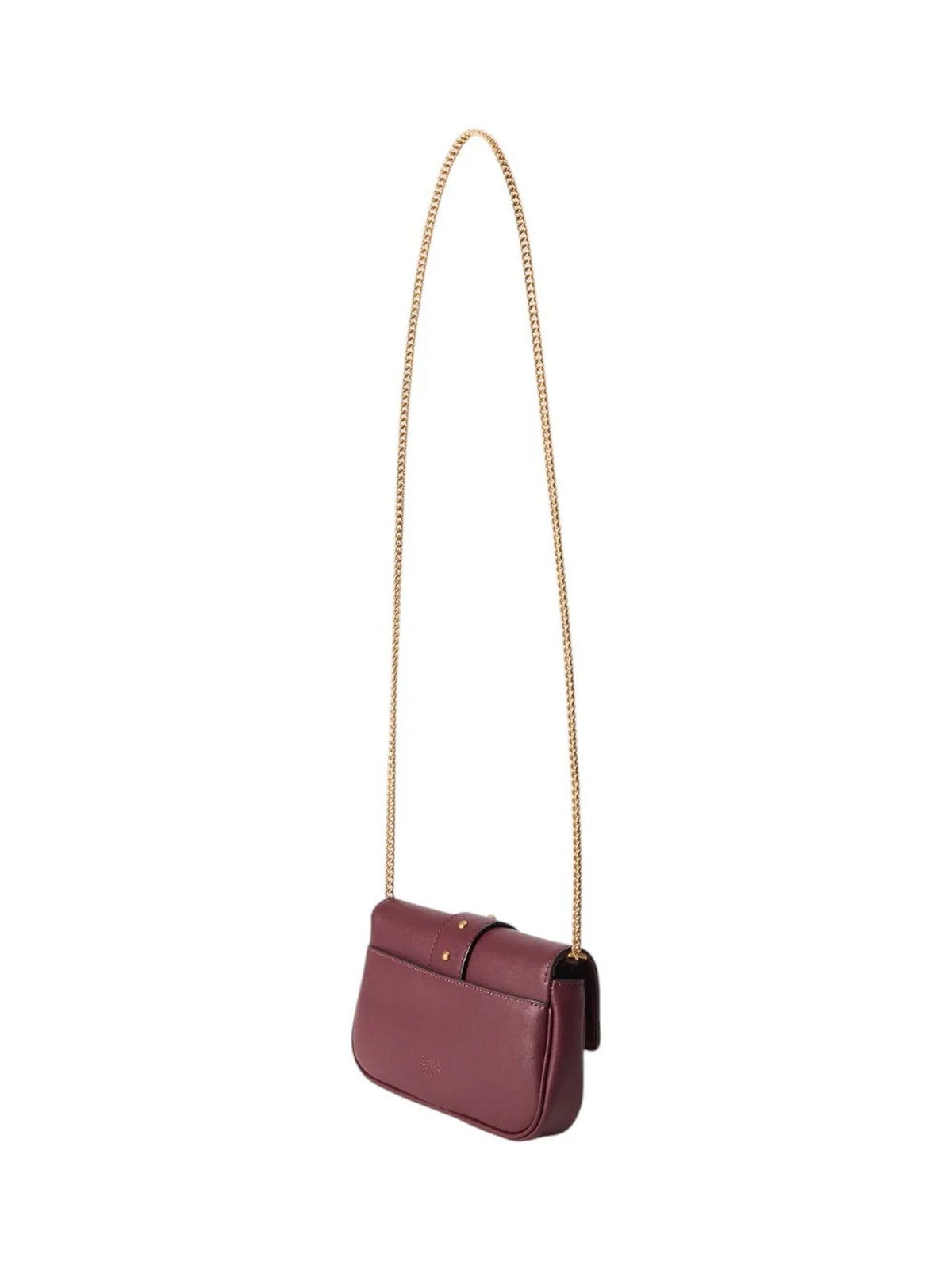 PINKO Borsa Donna LOVE POCKET NEW BUCKLE VITELLO RIBES INTENSO-ANTIQUE GOLD - 107072-A0F1 WW5Q