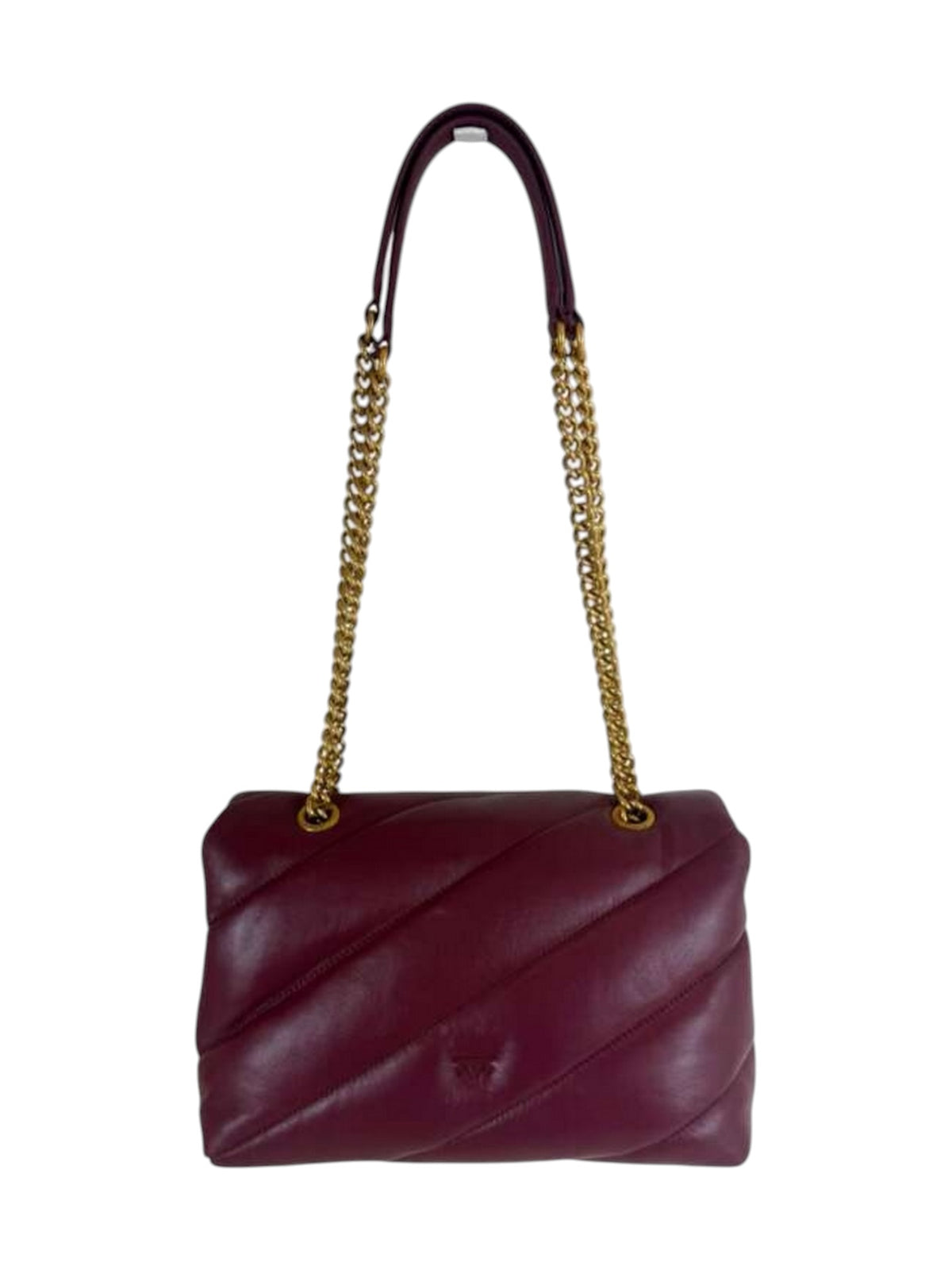 PINKO Borsa Donna LOVE PUFF CLASSIC SMALL B. SHE RIBES INTENSO-ANTIQUE GOLD - 107616-A0F2 WW5Q