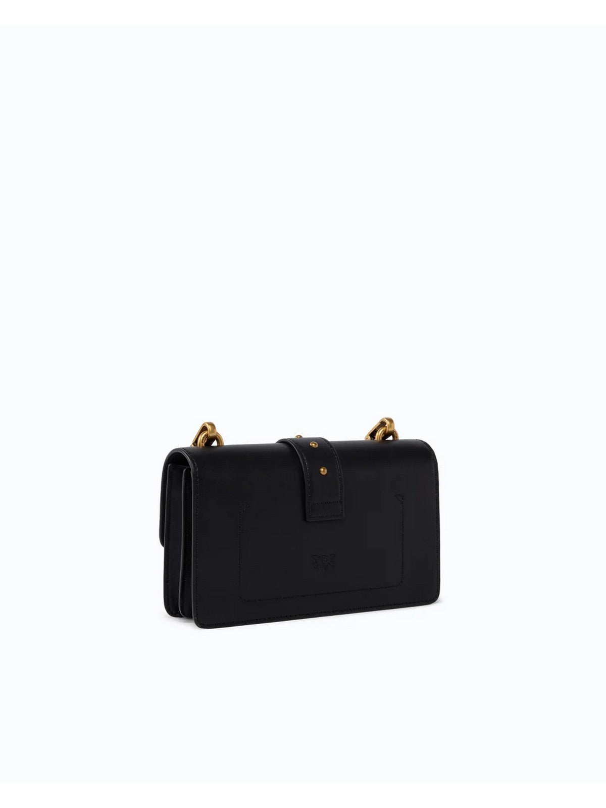 PINKO Borsa Donna LOVE ONE MINI ST. SMALL B. VIT NERO-ANTIQUE GOLD - 107622-A0F1 Z99Q