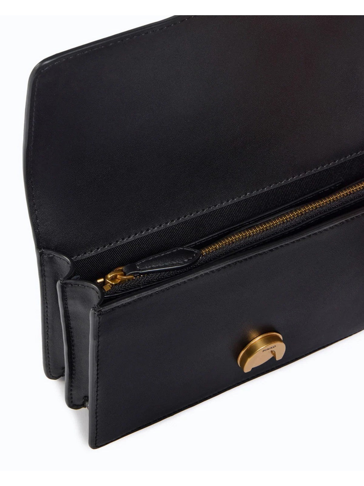 PINKO Borsa Donna LOVE ONE MINI ST. SMALL B. VIT NERO-ANTIQUE GOLD - 107622-A0F1 Z99Q