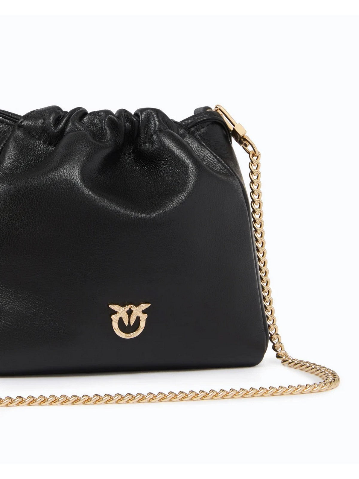 PINKO Borsa Donna POUCH NAPPA/MACULA IMITATIONFU NERO/MACULA-GOLD - 107635-A3M8 ZM5Y