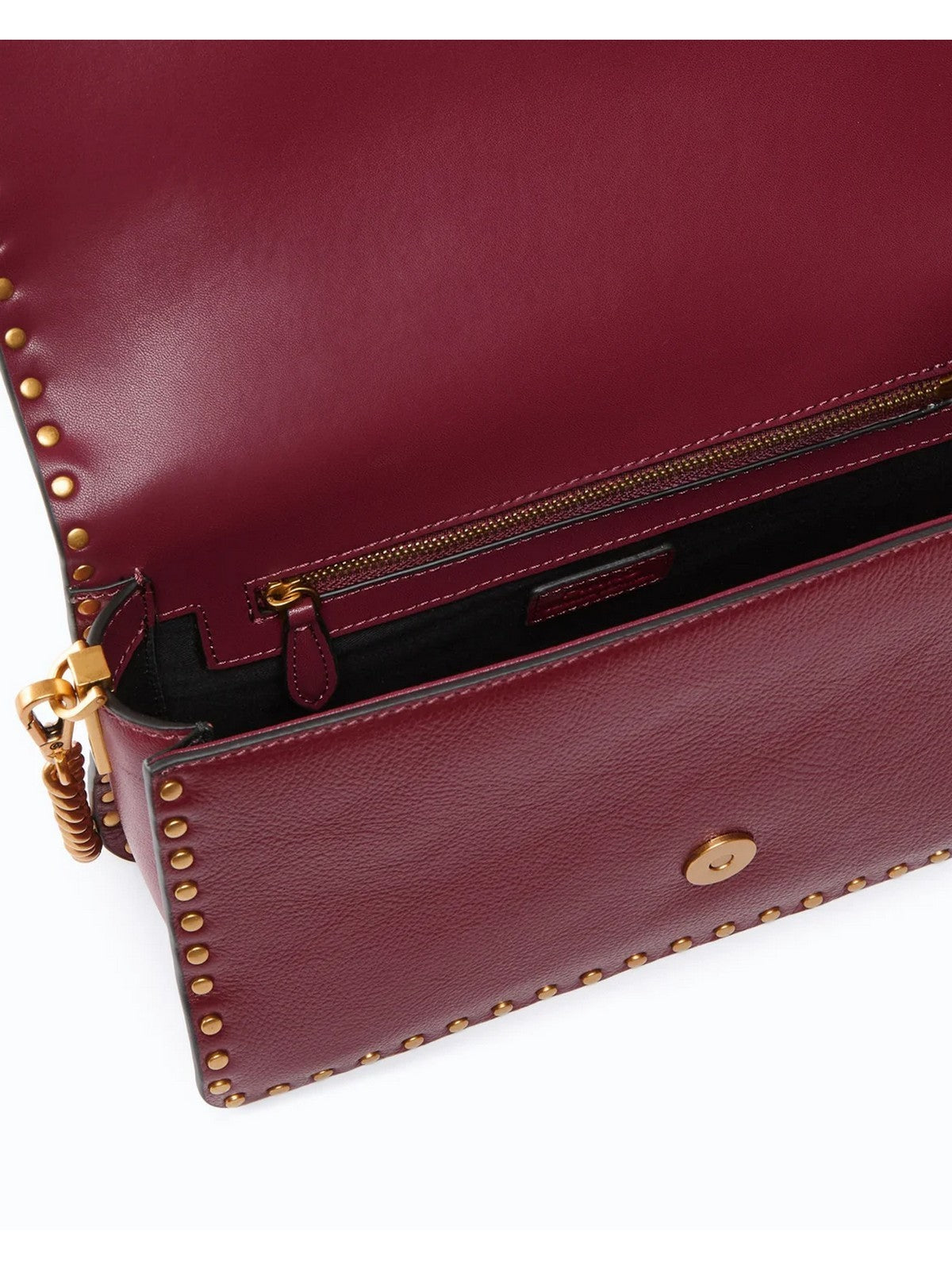 PINKO Borsa Donna LOVE ONE SLOUCHY CL STUDS SMAL RIBES INTENSO-ANTIQUE GOLD - 107664-A2JG WW5Q