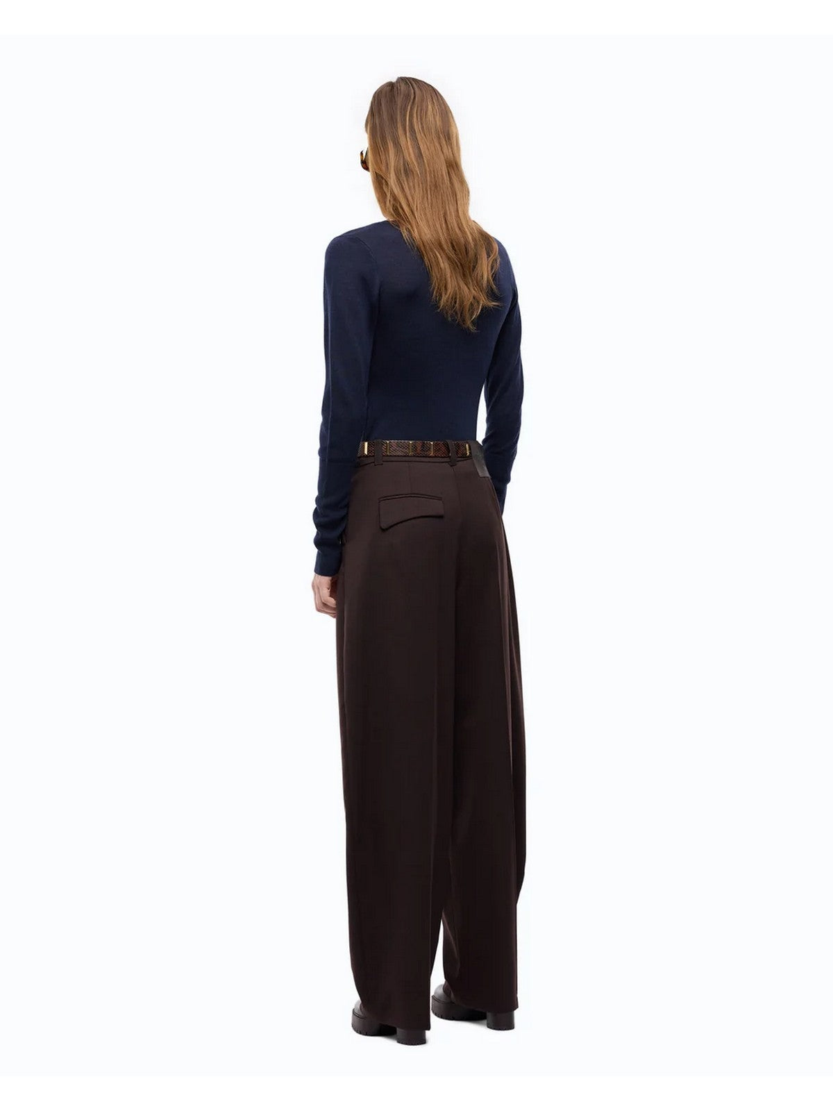PINKO Pantalone Donna BALBINO PANTALONE DIAGONALE MI MARRONE OLTRE BUIO - 107712-A3MS M04