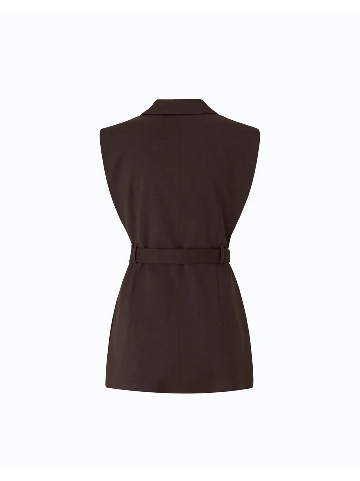 PINKO Gilet Donna NURAQUS GILET DIAGONALE MISTO MARRONE OLTRE BUIO - 107727-A3MS M04