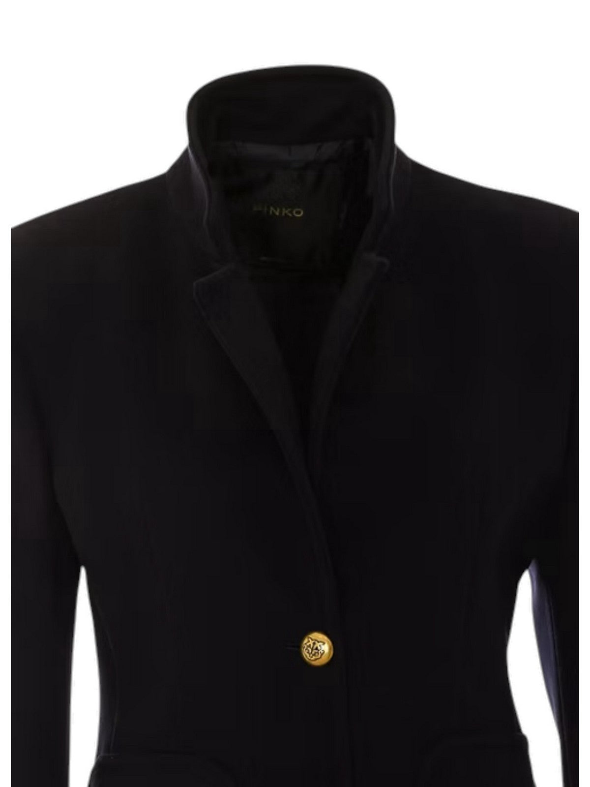 PINKO Cappotto Donna VERICI CAPPOTTO PANNO VELOUR NERO LIMOUSINE - 107783-A3O3 Z99 gioboutiqueweb