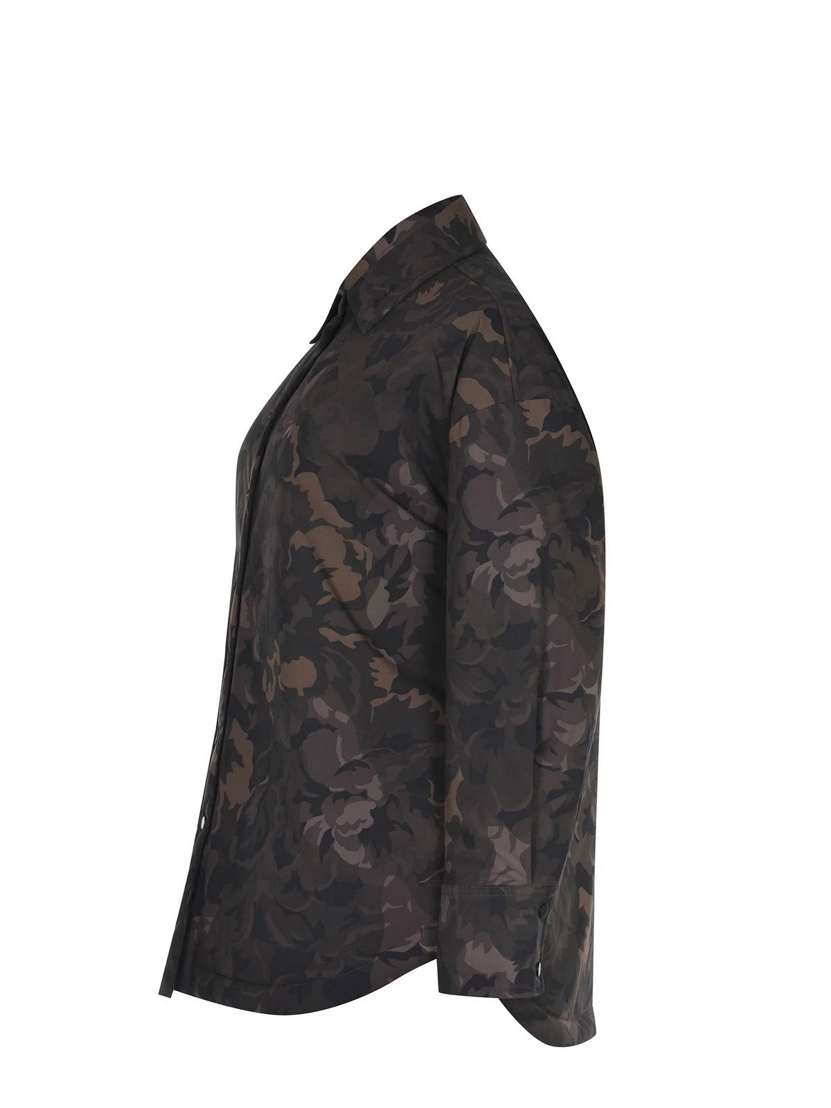 PINKO Cappotto Donna BARENGO OVERSHIRT TELA TECNICA MULT.VERDE/NERO - 107916-A3PN SD3