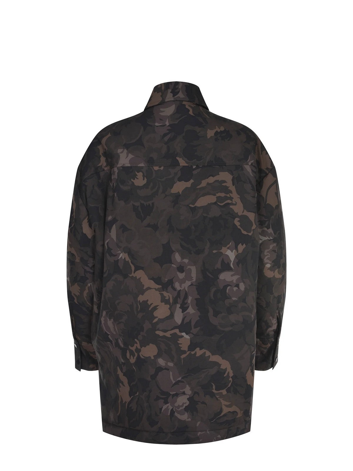 PINKO Cappotto Donna BARENGO OVERSHIRT TELA TECNICA MULT.VERDE/NERO - 107916-A3PN SD3