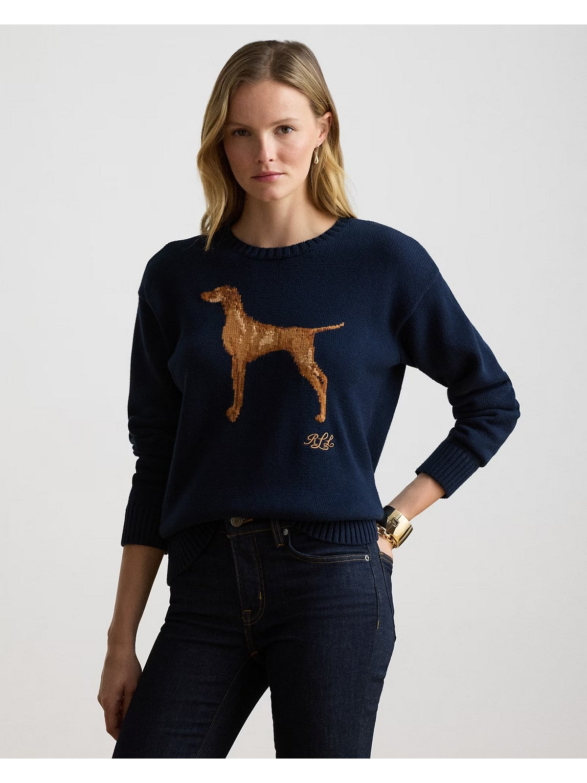 LAUREN RALPH LAUREN Maglione Donna SWEATER-PULLOVER LAUREN NAVY MULTI - 200P14120 500