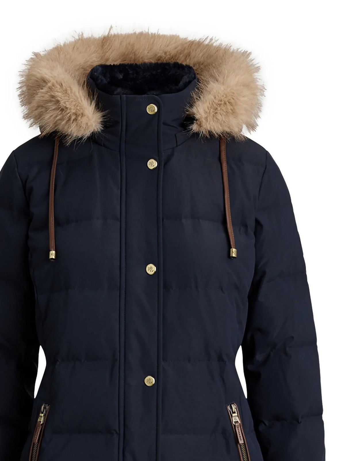 LAUREN RALPH LAUREN Piumino Donna HT PF TRHD35-INSULATED-COAT DK NAVY - 297957509 008