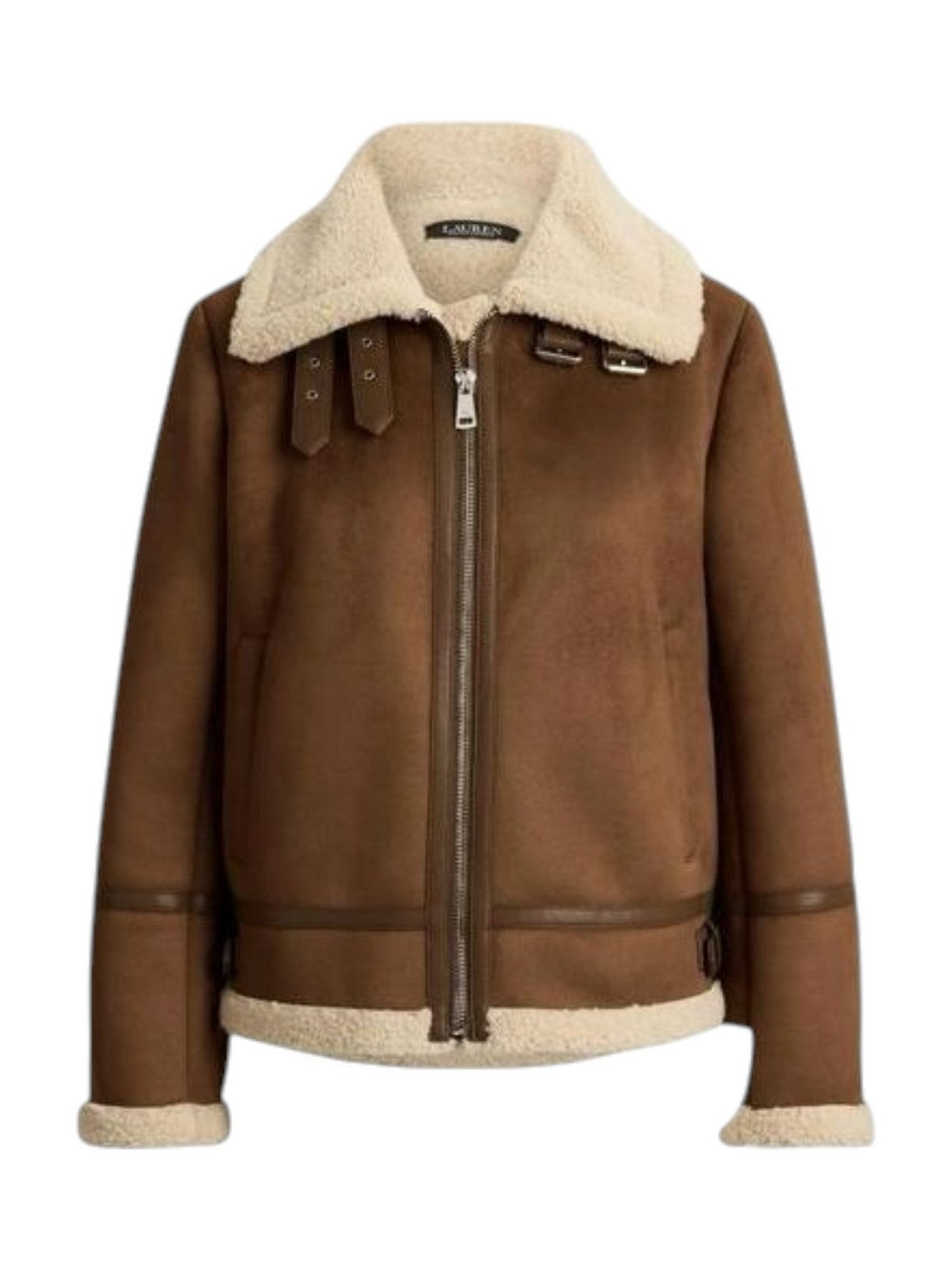 LAUREN RALPH LAUREN Cappotto Donna FX SH SB 24"-UNLINED-COAT TOBACCO - 297P04122 003