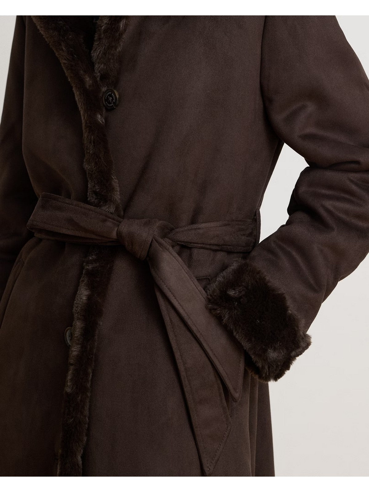 LAUREN RALPH LAUREN Cappotto Donna FX SHEA MX-UNLINED-COAT CIRCUIT BROWN - 297P23461 001