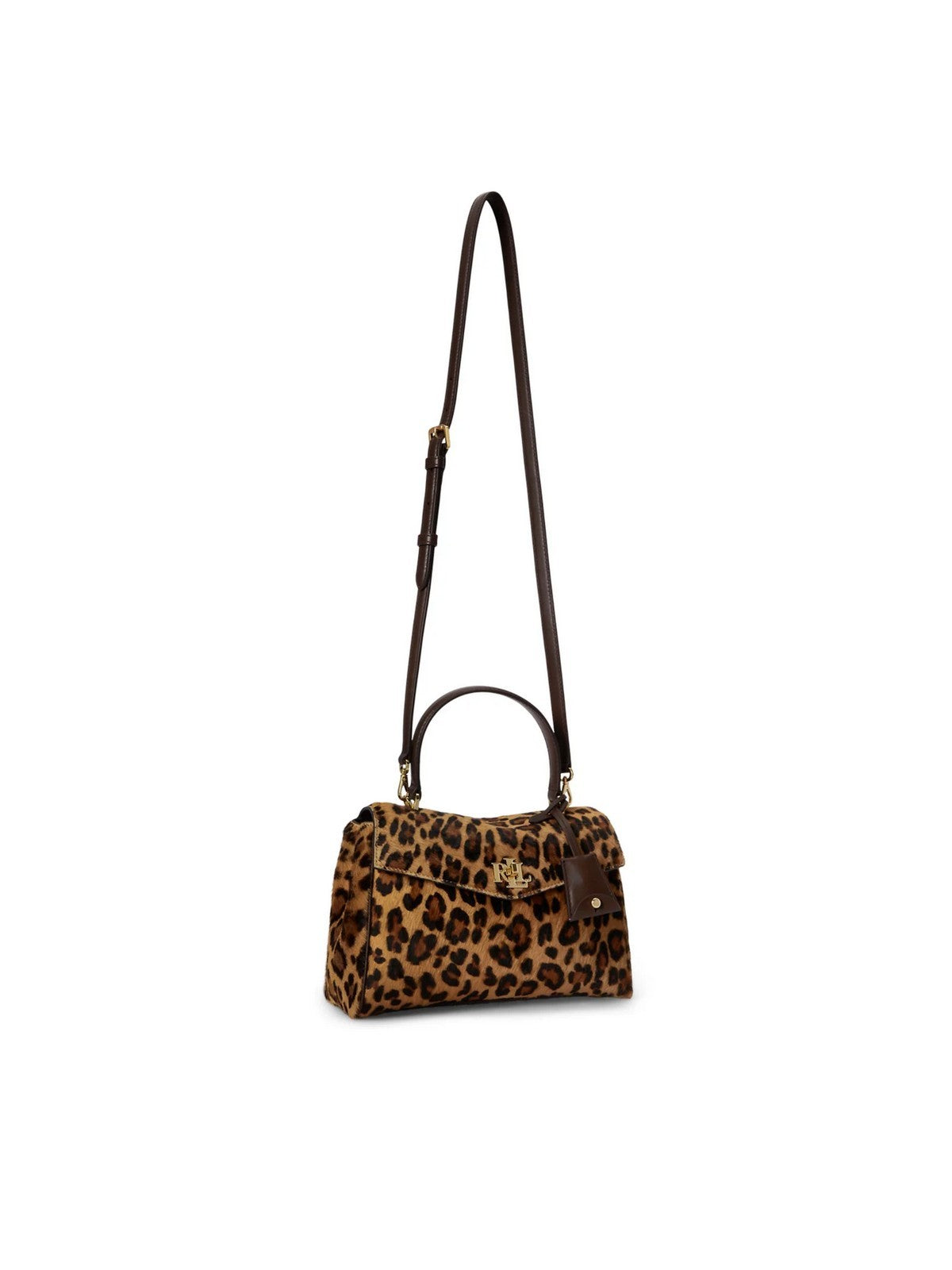 LAUREN RALPH LAUREN Borsa Donna FARRH SM SFT-SATCHEL-SMALL MODERN LEOPARD/CHESTNUT BROWN - 431P18422 001
