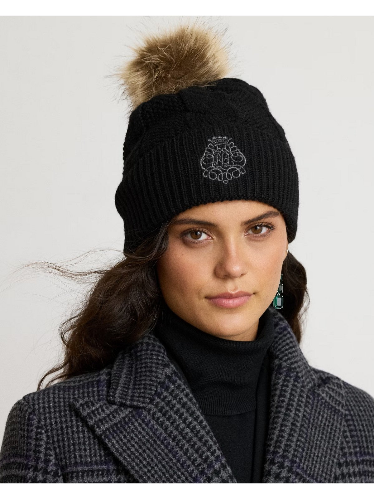LAUREN RALPH LAUREN Cappello Donna DIR EMB HAT-HAT BLACK - 454P23502 004
