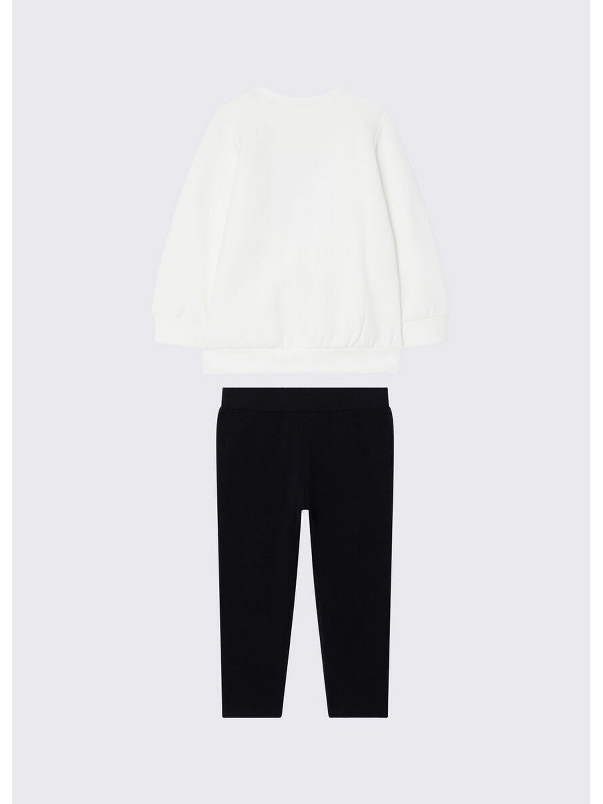 LIU JO BABY Completo Bambine e ragazze Sn.white/nero/heart - KF6016FS724 L9403 gioboutiqueweb
