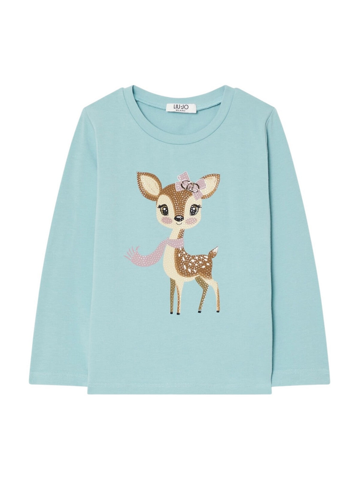 LIU JO BABY T-shirt Bambine e ragazze Dusty mint/fawn - KF6035JS003 L9135
