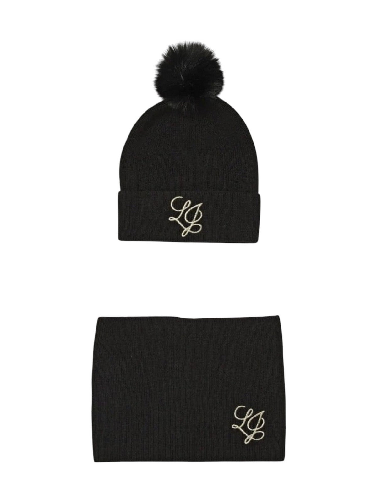 LIU JO BABY Set Cappello e Sciarpa Bambine e ragazze Nero - KF6091MA22S 22222