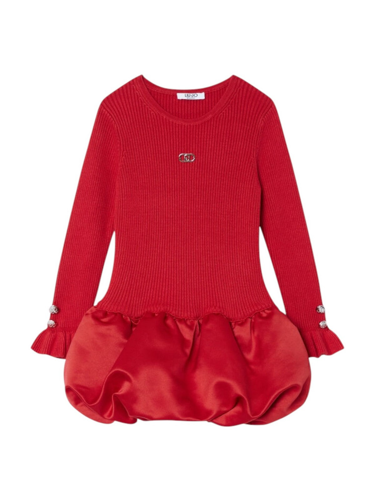 LIU JO BABY Abito Bambine e ragazze Glossy red - KF6107MS49I X0402