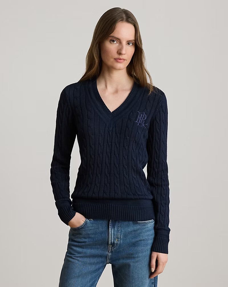LAUREN RALPH LAUREN Maglione Donna MEREN-LONG SLEEVE-PULLOVER LAUREN NAVY - 200888795 008