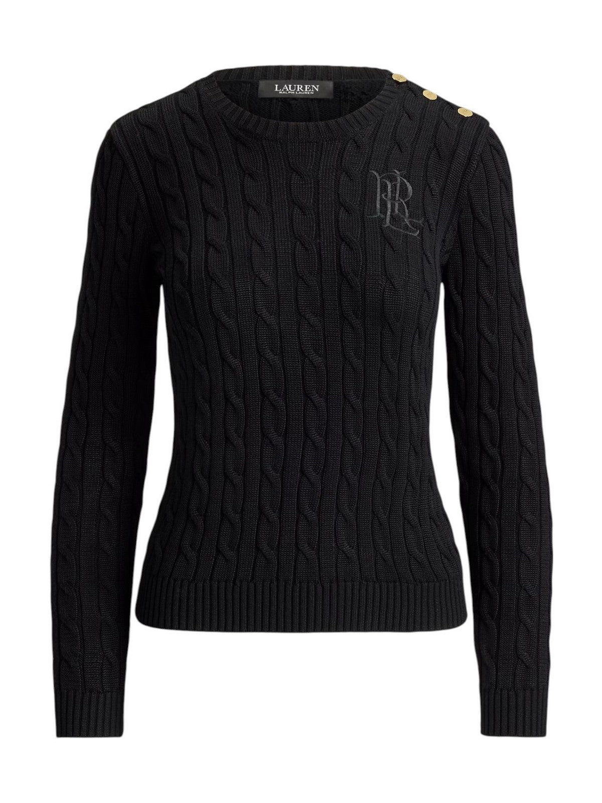 LAUREN RALPH LAUREN Maglione Donna SWEATER-PULLOVER BLACK - 200P14039 001