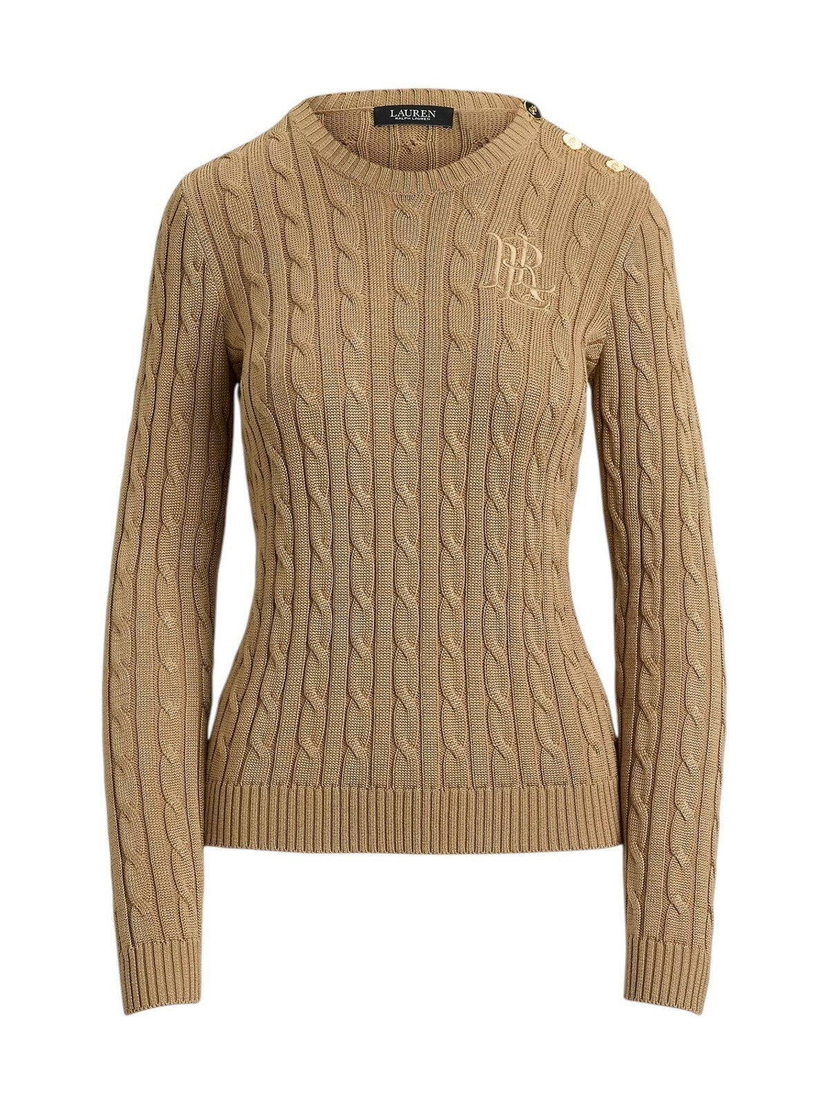 LAUREN RALPH LAUREN Maglione Donna SWEATER-PULLOVER BIRCH TAN - 200P14039 006