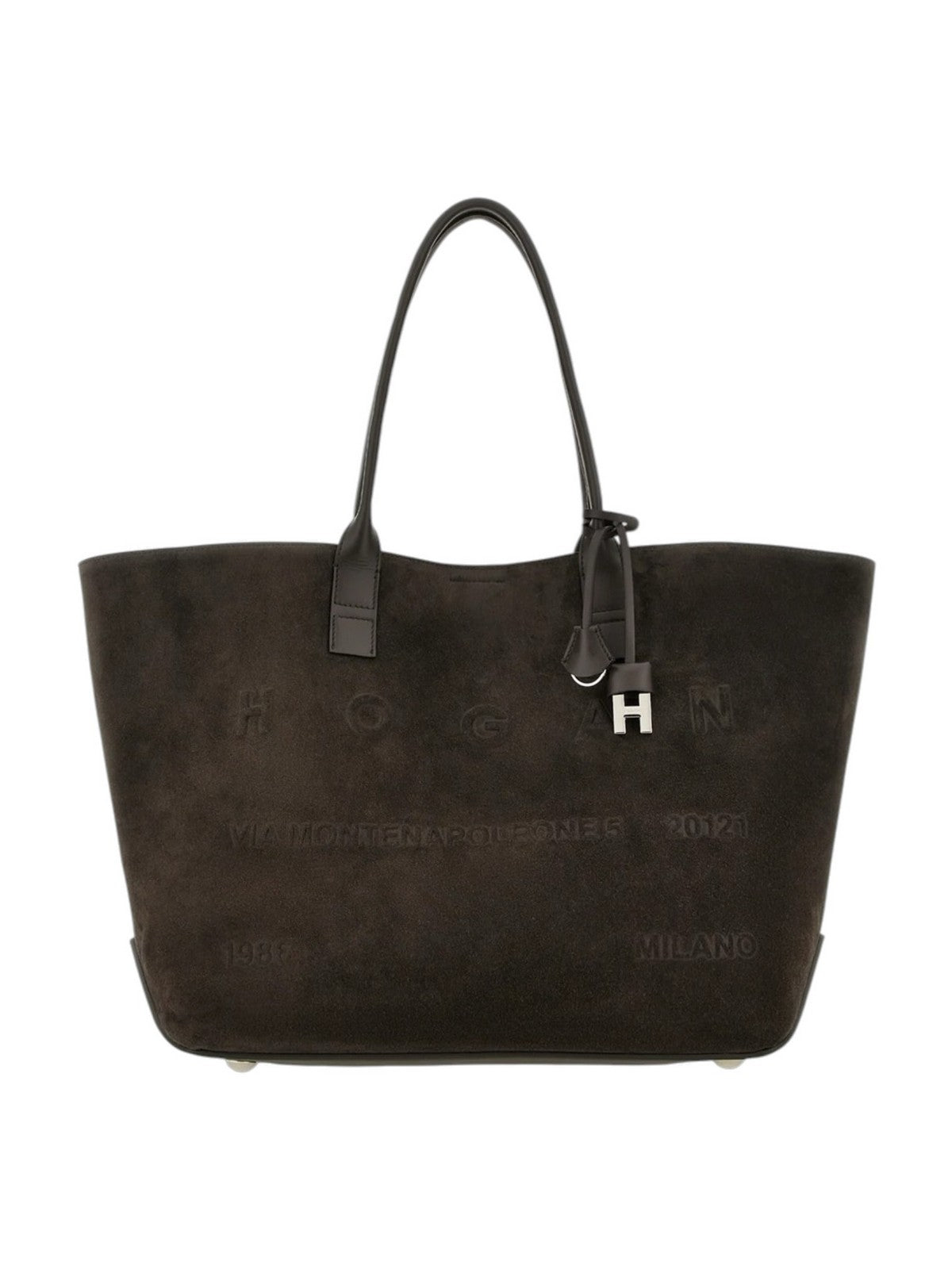 HOGAN Borsa Donna ADDRESS SHOPPING MEDIA PALISSANDRO - KBW01TA3300UGMS808