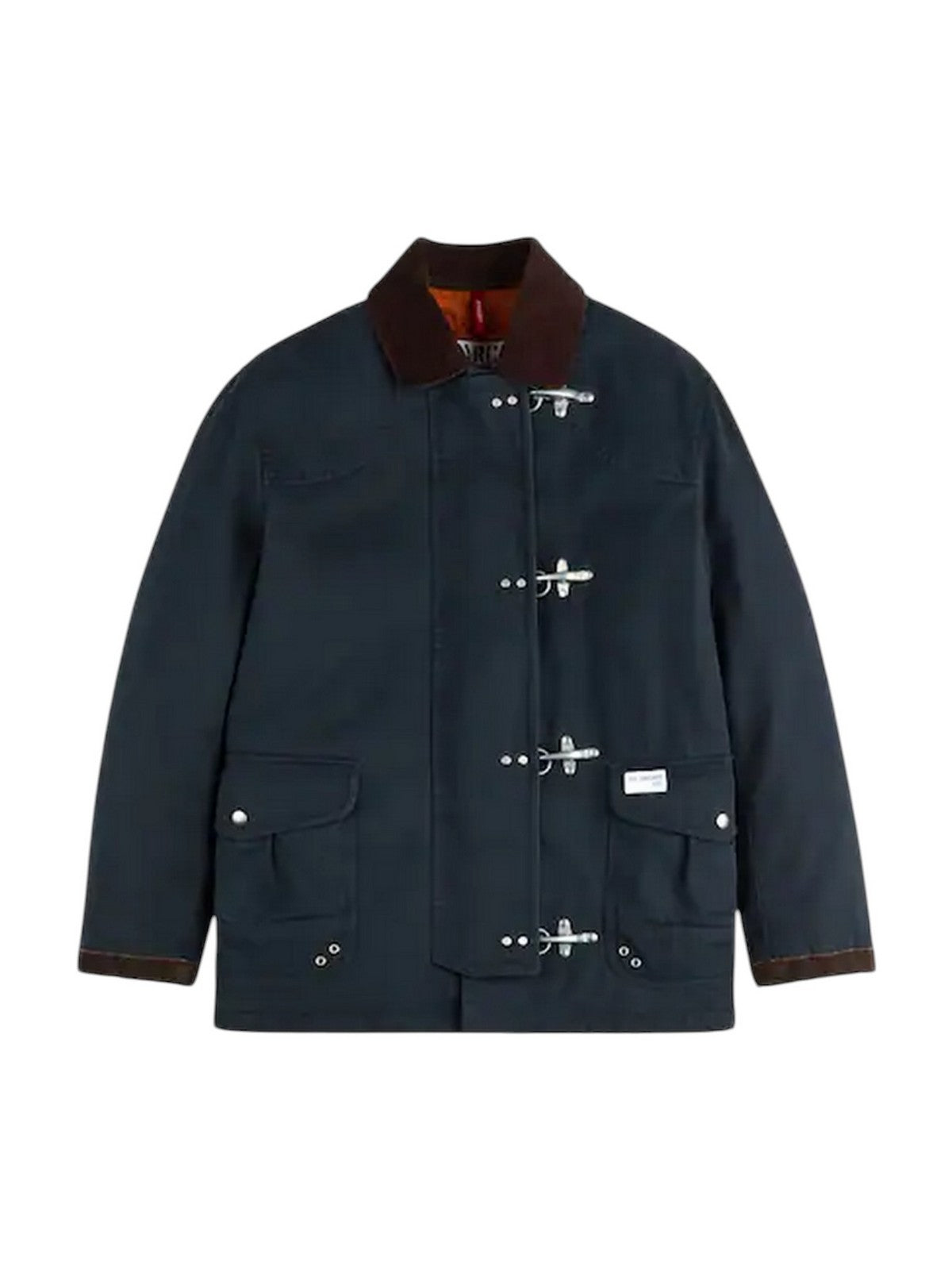 FAY Giubbino Uomo 4 GANCI WASHED ARCHIVE BLU NAVY - MAM1353148LYN2U807