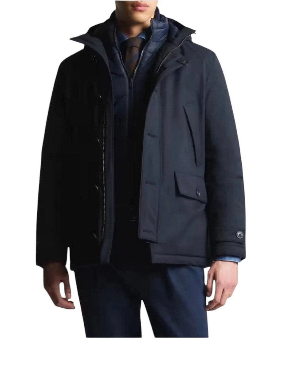 FAY Giubbino Uomo WINTER CAPE FAY BLU NAVY - NAM13530220XLBU807