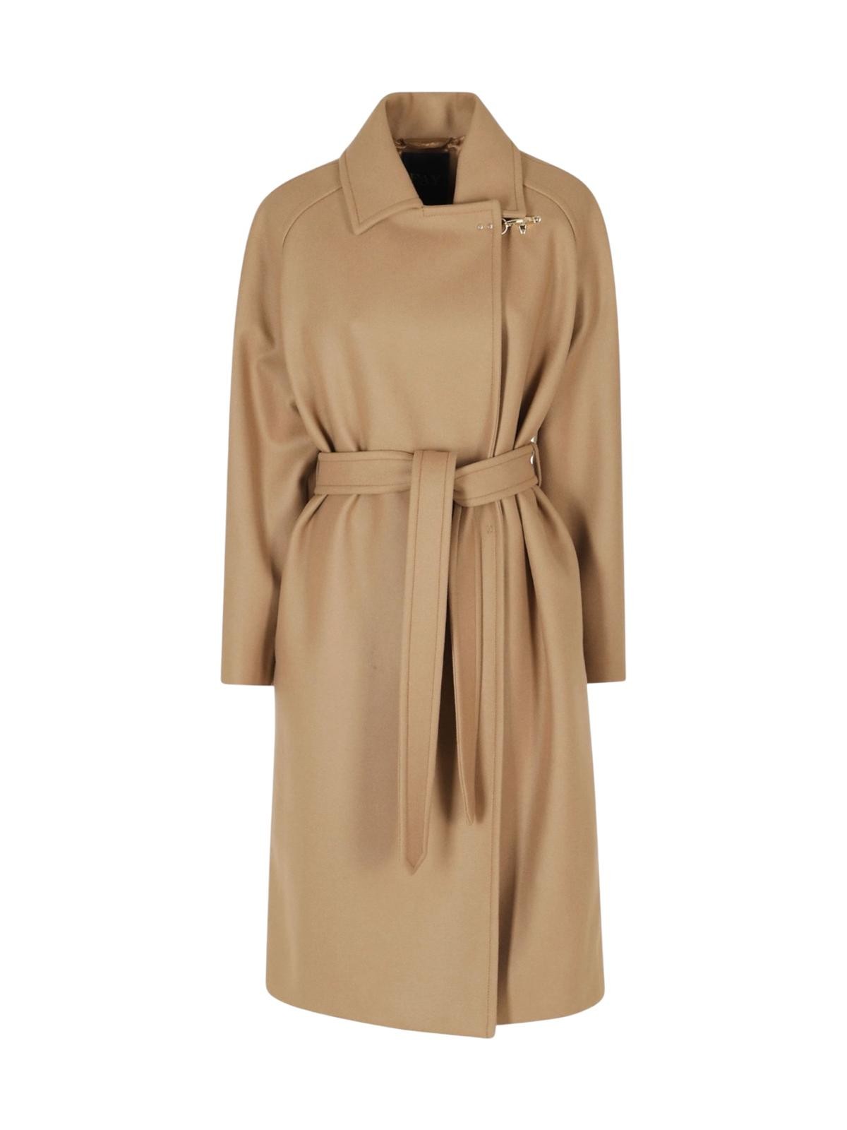 FAY Cappotto Donna CAPPOTTO VESTAGLIA IN LANA + GANCIO CORDA MEDIO - NAW54533760YMVC809 gioboutiqueweb