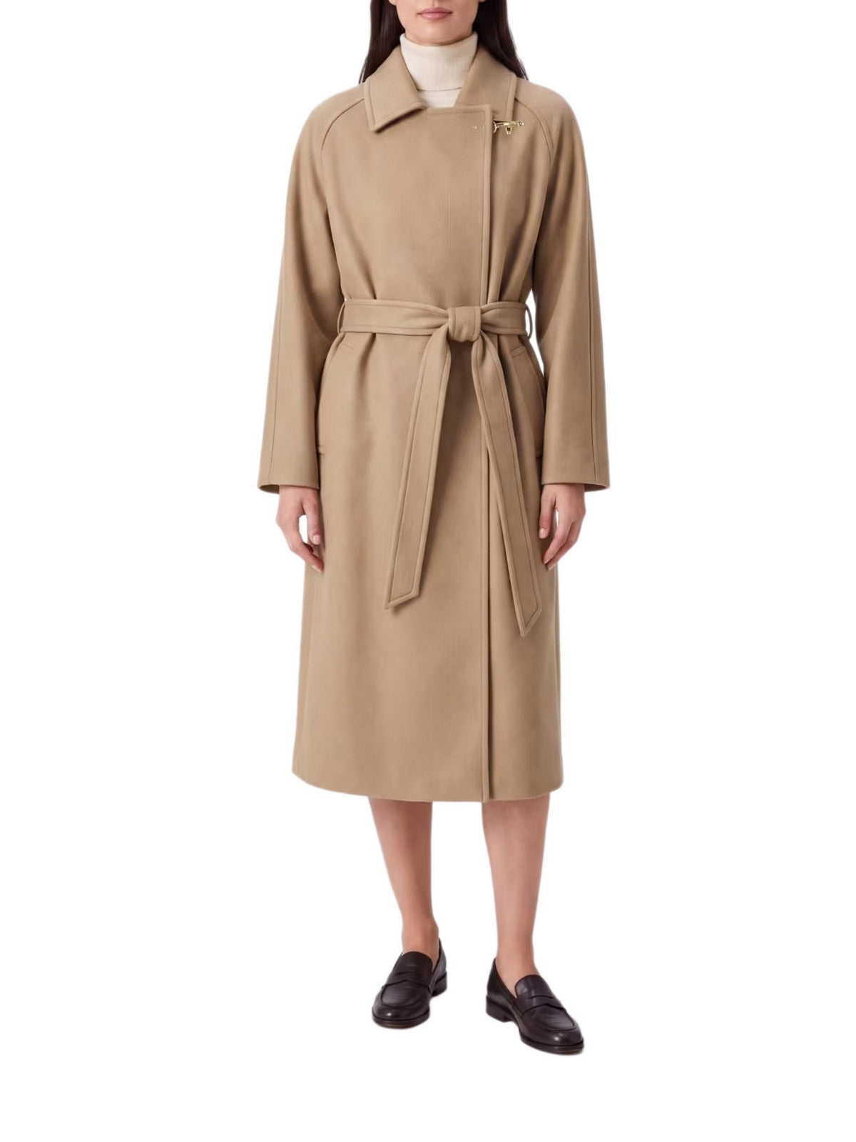 FAY Cappotto Donna CAPPOTTO VESTAGLIA IN LANA + GANCIO CORDA MEDIO - NAW54533760YMVC809 gioboutiqueweb