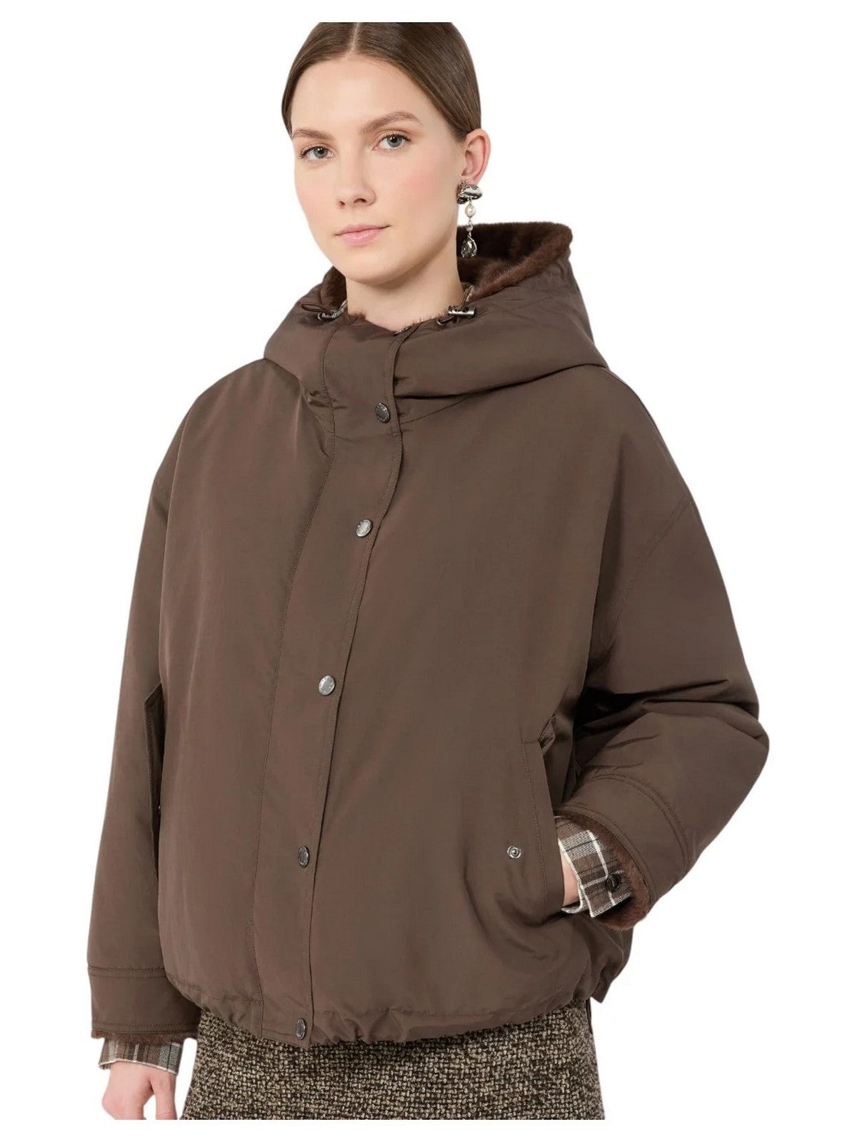 MAX MARA WEEKEND Giubbino Donna WKDZANNA MARRONE - 2625026012600 012 gioboutiqueweb