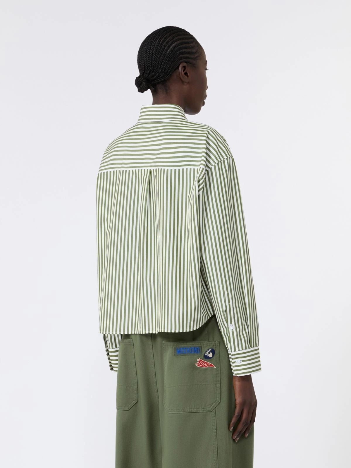 MAX MARA WEEKEND Camicia Donna WKDPANETTO VERDE - 2625116101600 005 gioboutiqueweb