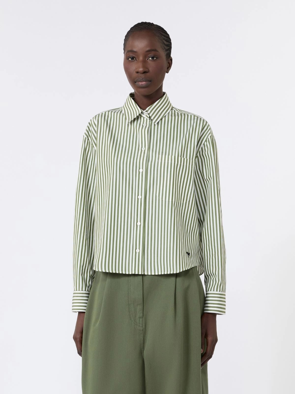 MAX MARA WEEKEND Camicia Donna WKDPANETTO VERDE - 2625116101600 005 gioboutiqueweb