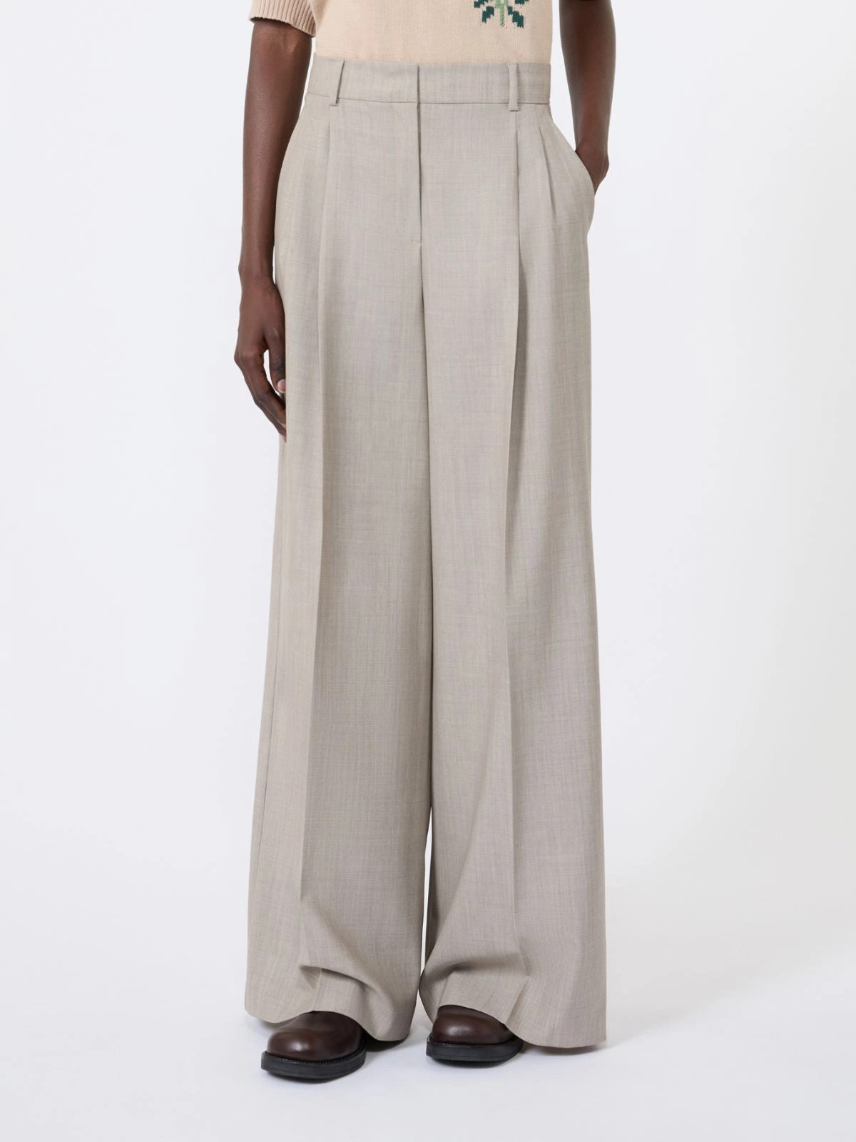 MAX MARA WEEKEND Pantalone Donna WKDOVVIO NOCCIOLA - 2625136051600 001 gioboutiqueweb