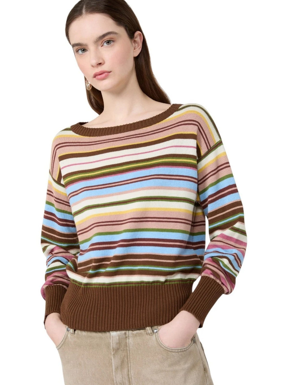 MAX MARA WEEKEND Maglione Donna WKDZINNIA MULTICOLOR - 2625366181600 016 gioboutiqueweb