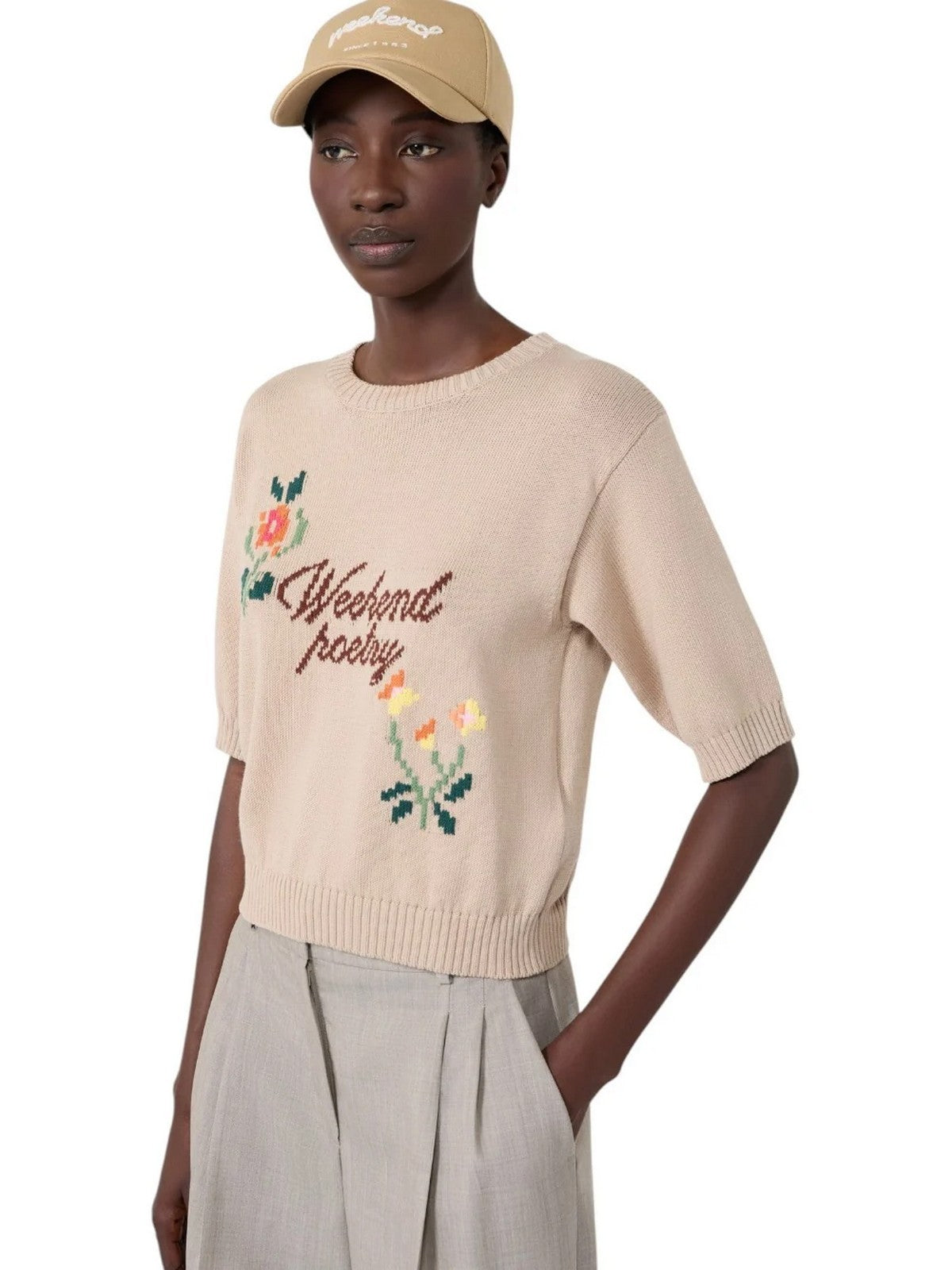 MAX MARA WEEKEND Maglione Donna WKDFIACRE SABBIA - 2625366191600 020 gioboutiqueweb