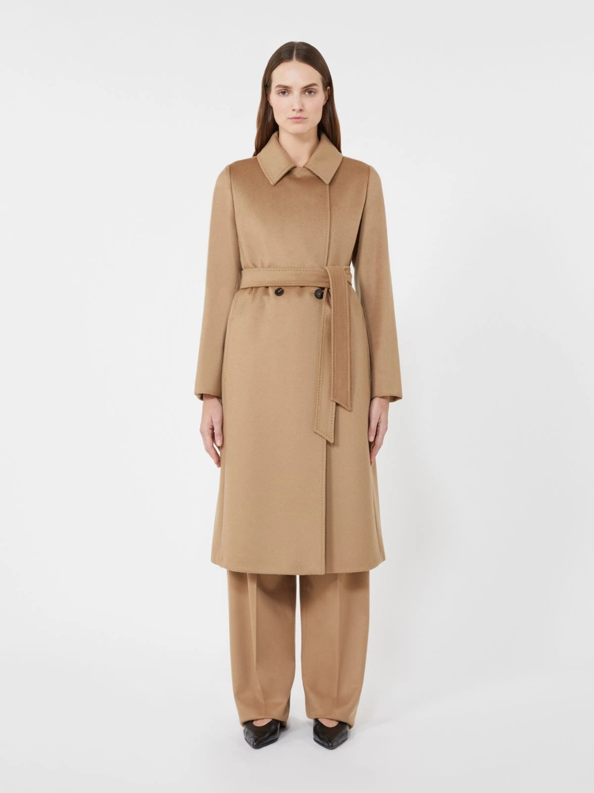 MAX MARA STUDIO Cappotto Donna BCOLLAG CAMMELLO - 2626016061600 006