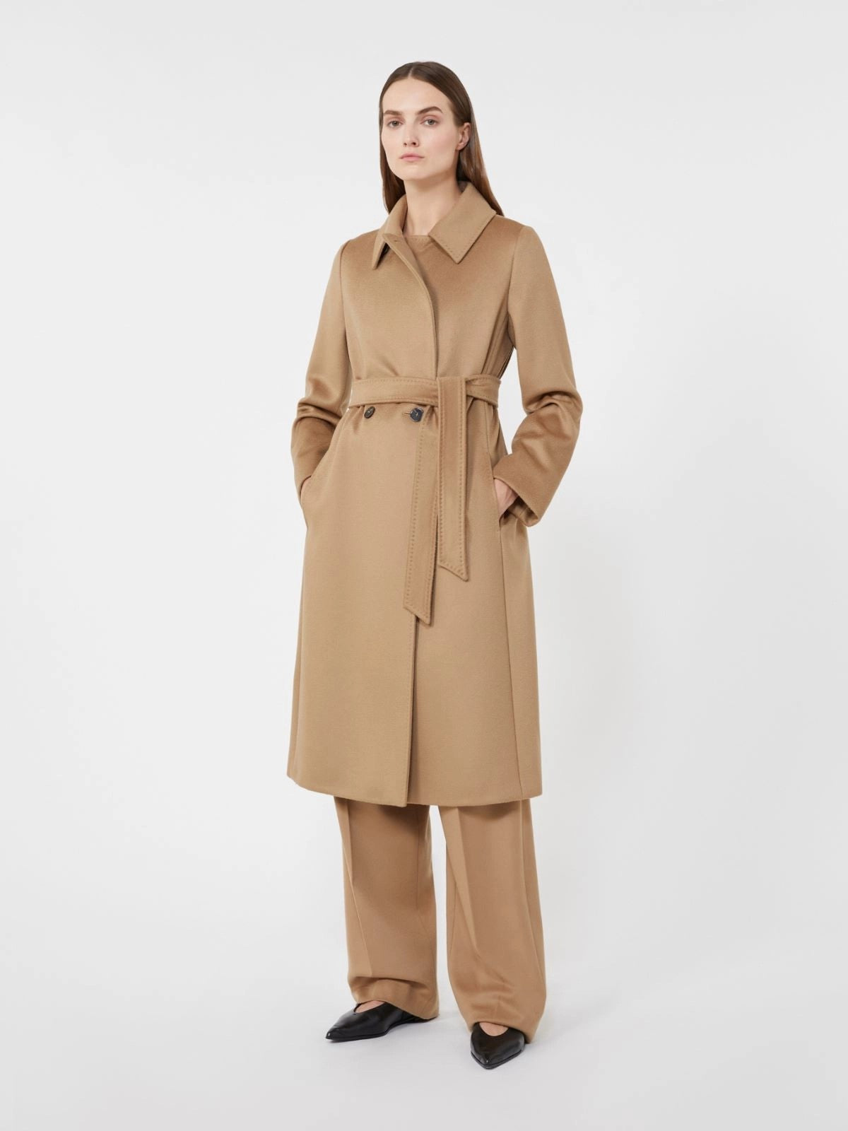 MAX MARA STUDIO Cappotto Donna BCOLLAG CAMMELLO - 2626016061600 006