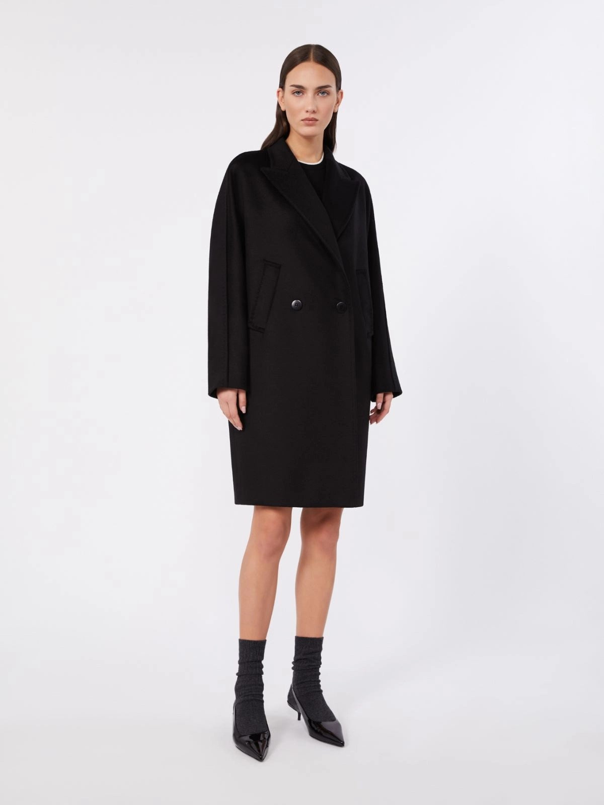 MAX MARA STUDIO Cappotto Donna MSTMASTRO NERO - 2626016071600 013
