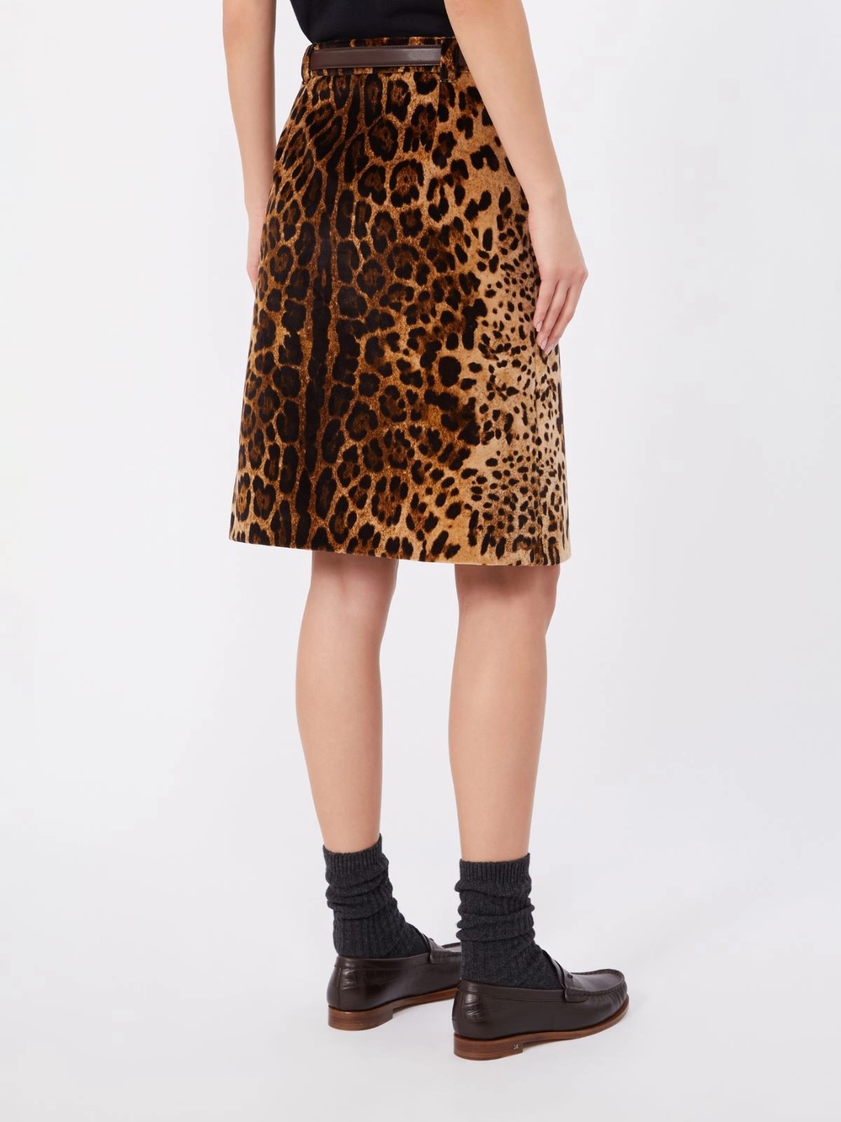 MAX MARA STUDIO Gonna Donna MSTFALANGE MARRONE - 2626106011600 001