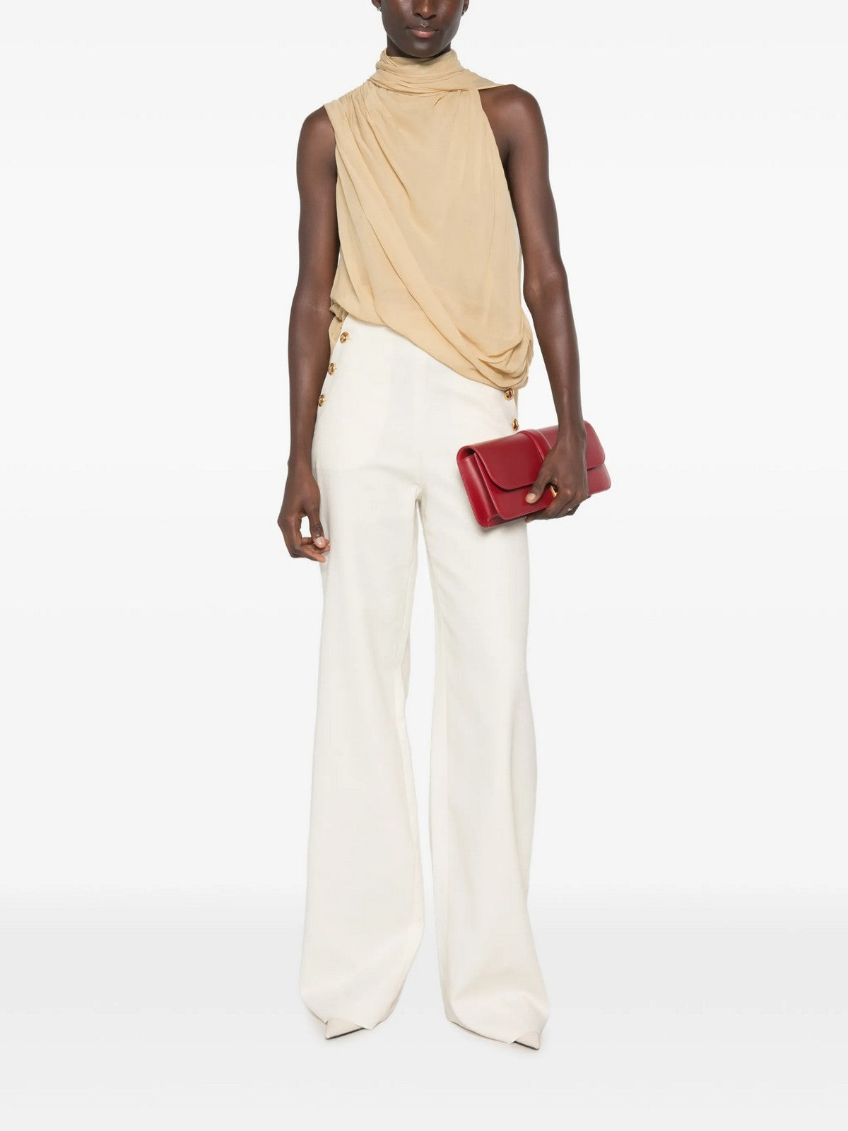 MAX MARA STUDIO Pantalone Donna MSTBETULLA BIANCO AVORIO - 2626136091600 011 gioboutiqueweb