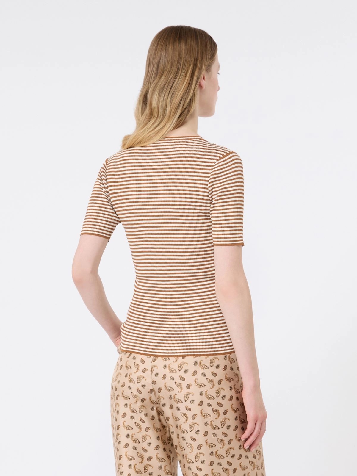 MAX MARA STUDIO Maglia Donna MSTUMANO CARAMELLO - 2626366111600 001