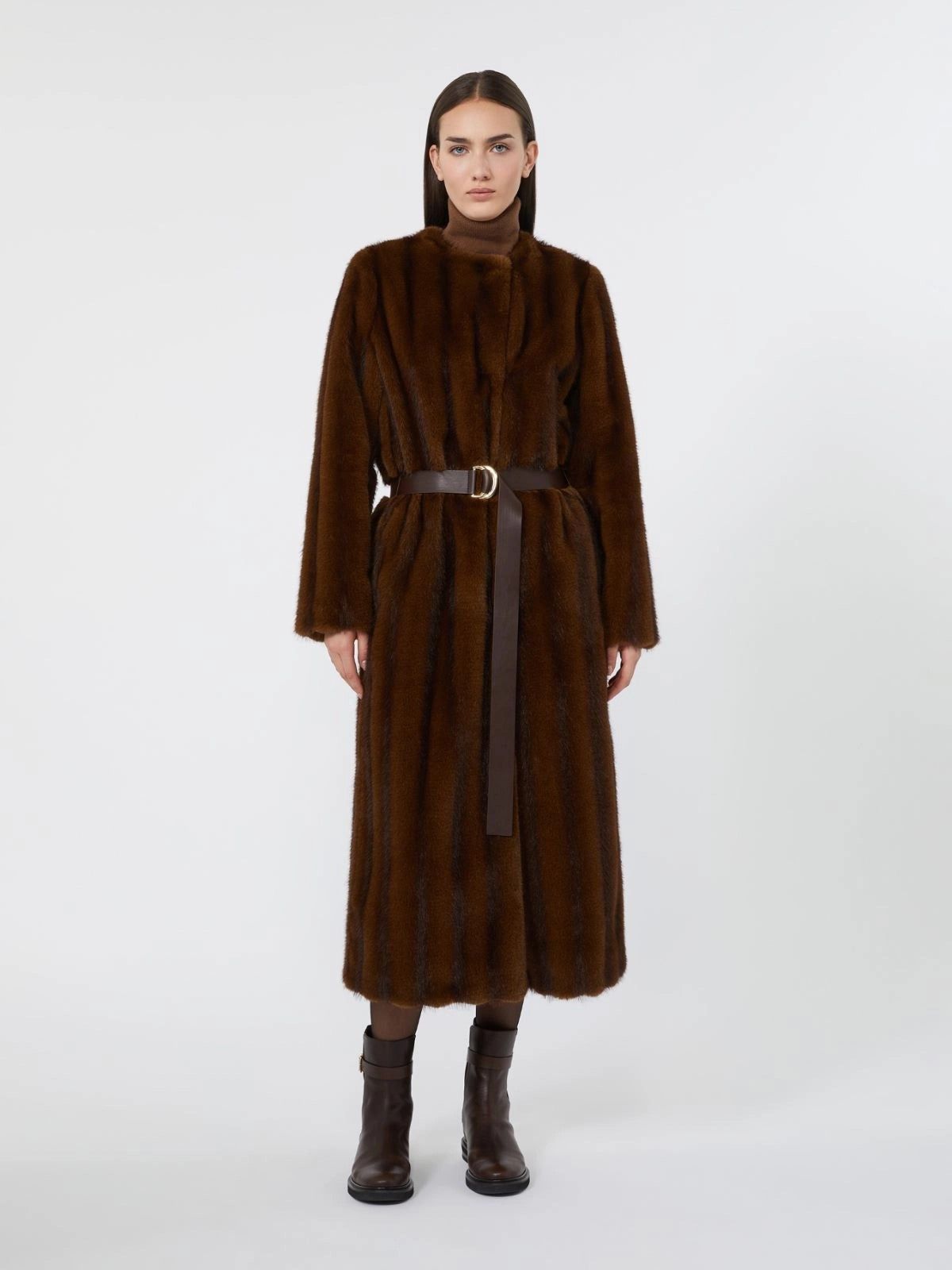 MAX MARA STUDIO Pelliccia Donna MSTORMA NOCCIOLA - 2626456012600 001 gioboutiqueweb