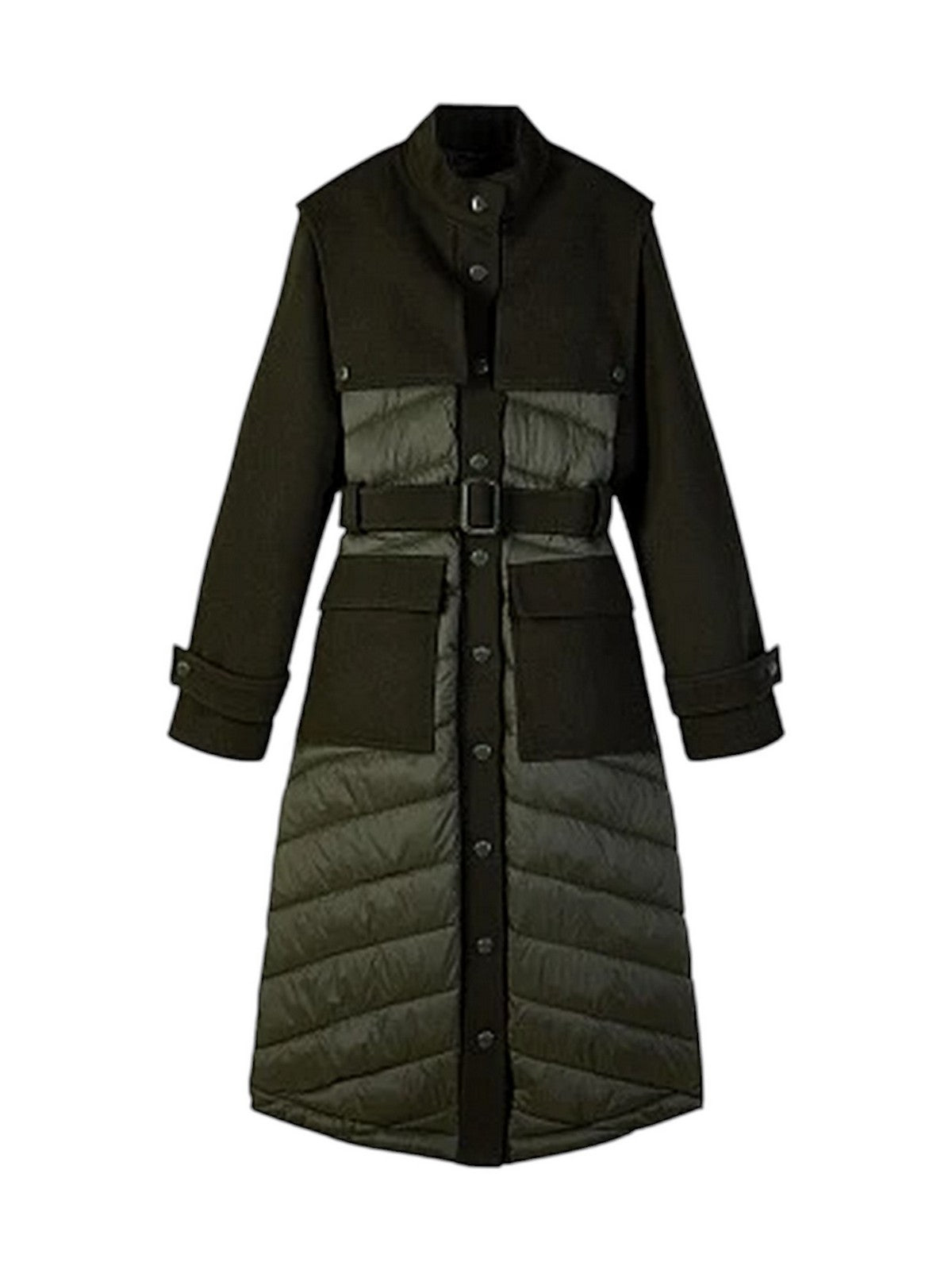 PATRIZIA PEPE Cappotto Donna MYSTERIOUS GREEN - 8O0053 C7998 G639 gioboutiqueweb
