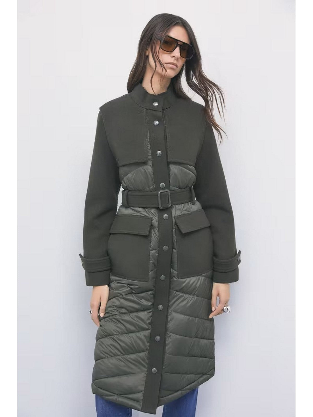 PATRIZIA PEPE Cappotto Donna MYSTERIOUS GREEN - 8O0053 C7998 G639 gioboutiqueweb