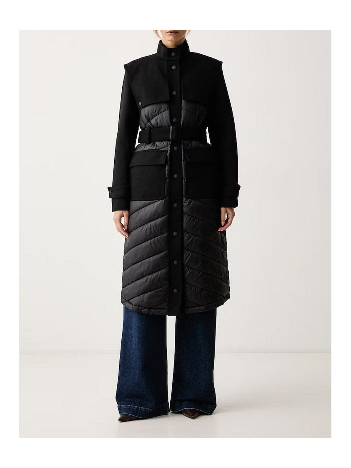 PATRIZIA PEPE Cappotto Donna Nero - 8O0053 C7998 K103 gioboutiqueweb