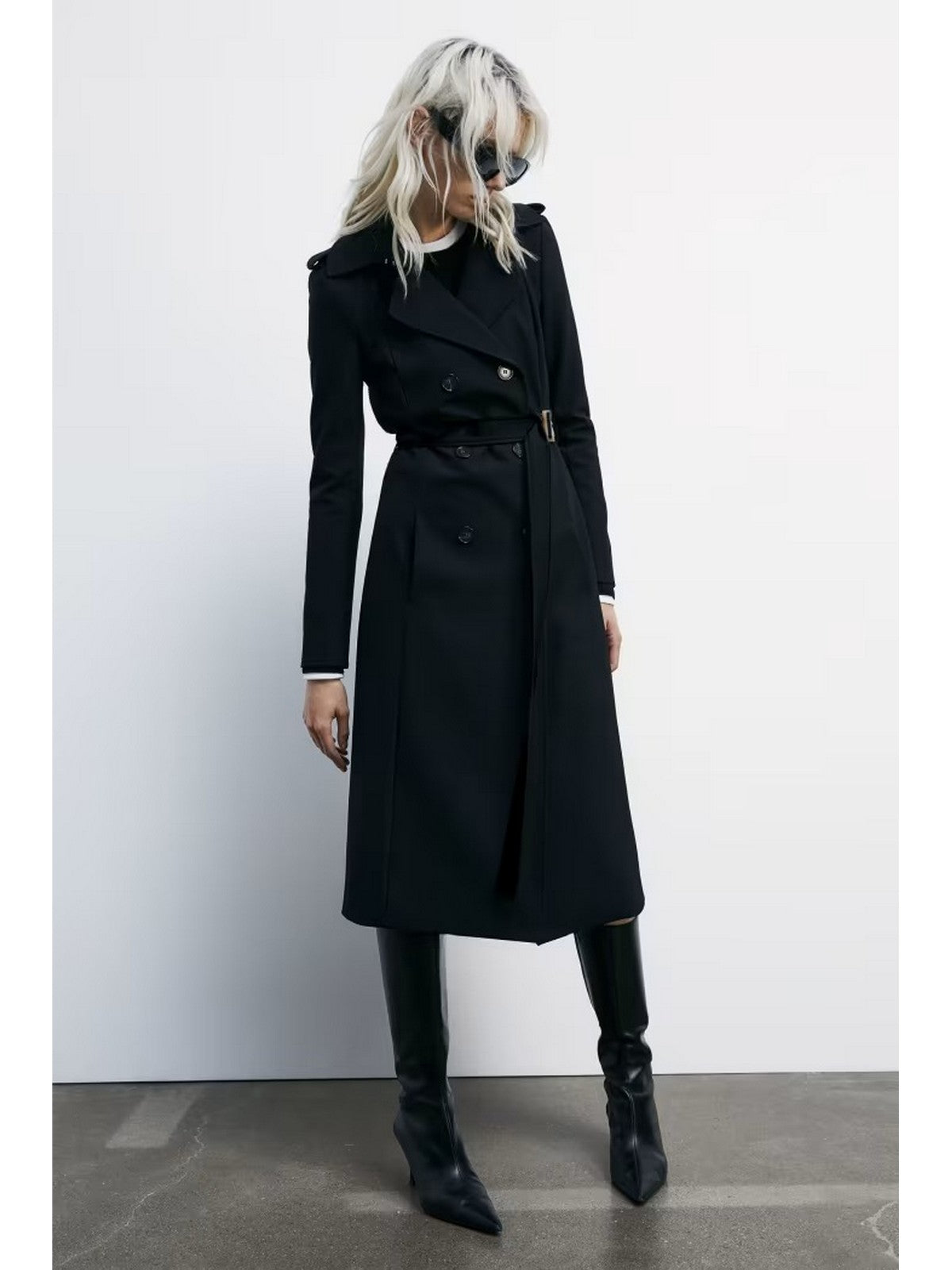 PATRIZIA PEPE Trench Donna Nero - 8O0137 A2AW K103 gioboutiqueweb