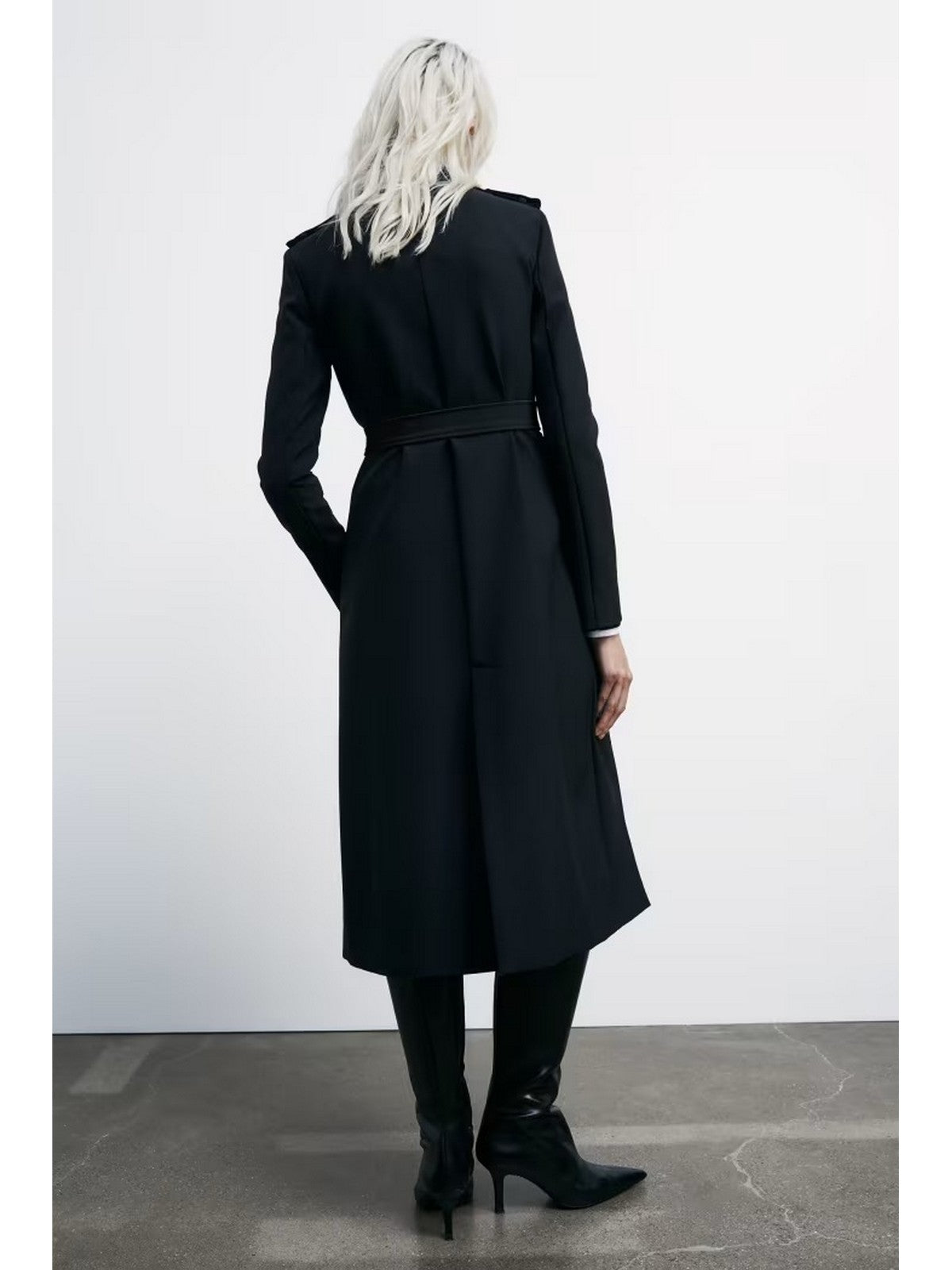 PATRIZIA PEPE Trench Donna Nero - 8O0137 A2AW K103 gioboutiqueweb